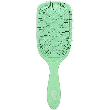 WetBrush Go Green Paddle Detangler for Thick Hair with Intelliflex Bristles Green