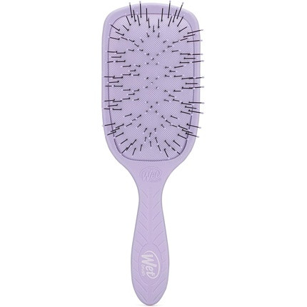 WetBrush Go Green Paddle Detangler for Thick Hair with Intelliflex Bristles Purple