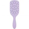 WetBrush Go Green Paddle Detangler for Thick Hair with Intelliflex Bristles Purple