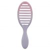 Wet Brush Speed Dry Hair Brush Pink Purple Feel Good Ombre Vented Design Soft HeatFlex Bristles Blow Dry Safe Ergonomic Handle Manages Tangles Pain-Free Hair Accessories 1 Count