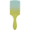 WetBrush Paddle Detangler with HeatFlex Bristles and Aquavents - Feel Good Ombre Green and Blue