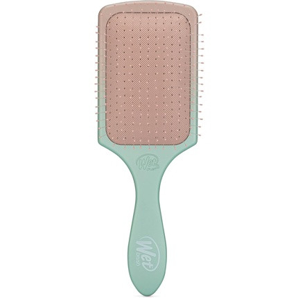 WetBrush Paddle Detangler with HeatFlex Bristles and Aquavents - Feel Good Ombre Seafoam