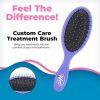 WetBrush Custom Care Thin Hair Detangler with Soft Bristles for Gentle Detangling - Purple