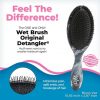 WetBrush Original Detangler Hair Brush with Ultra Soft Intelliflex Bristles Metallic Marble Collection Onyx Onyx Marble