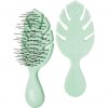 Wet Brush Go Green Mini Detangler Hairbrush with UltraSoft Intelliflex Bristles - Green