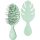 Wet Brush Go Green Mini Detangler Hairbrush with UltraSoft Intelliflex Bristles - Green