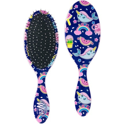 WetBrush Original Detangler Hairbrush UltraSoft Bristles Ergonomic Handle for All Hairtypes Happy Hair Fantasy