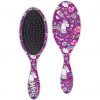 WetBrush Original Happy Hair Detangler Hair Brush with Ultra Soft Intelliflex Bristles - Llama Design