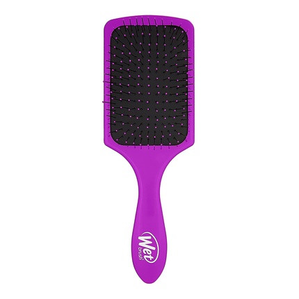 WetBrush Paddle Detangler Eco Friendly Heat Resistant Bristles for All Hairtypes Purple