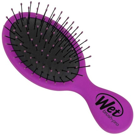 Wet Brush Squirt Detangler Hair Brush with Soft IntelliFlex Bristles Mini Travel Voilet Purple