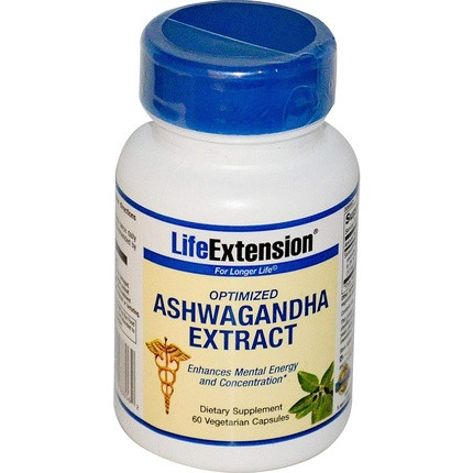 Life Extension Optimized Ashwaghanda Extract 60 Vegetarian Capsules