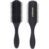 Denman Hair Brush with 9 Rows of Bristles Black