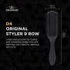 Denman Hair Brush with 9 Rows of Bristles Black