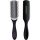 Denman D3N Hairbrush for Styling and Smoothing Medium Length Hair with Antistatic Rubber Cushion and Nylon Bristles 7 Rows Black/White