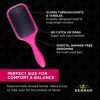 Denman D90L Tangle Tamer Ultra Hairbrush for Long and Strong Hair with Nylon Bristles - Pink