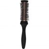 Denman Thermo Ceramic Hourglass Hot Curl Brush for Blow-Drying, Straightening, Defined Curls, Volume & Root-Lift - Rose Gold & Black