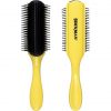 Denman Curly Hair Brush D4 9 Row Styling Brush for Styling and Defining Curls - Yellow