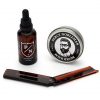 Premium Beard Care Kit by Percy Nobleman Beard Grooming Kit with Beard Balm 65ml Premium Beard Oil 50ml and Folding Beard Comb