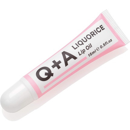 Q+A Liquorice Lip Oil Hydrating Healing Plumping 15ml 0.5fl.oz