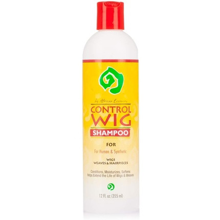 African Essence Control Wig Shampoo for Human and Synthetic Hair 12 Oz