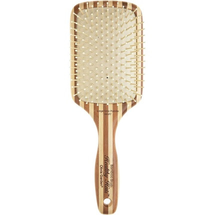 Olivia Garden Bamboo Touch Brush Eco-conscious Bamboo Detangle Hair Brush Size L