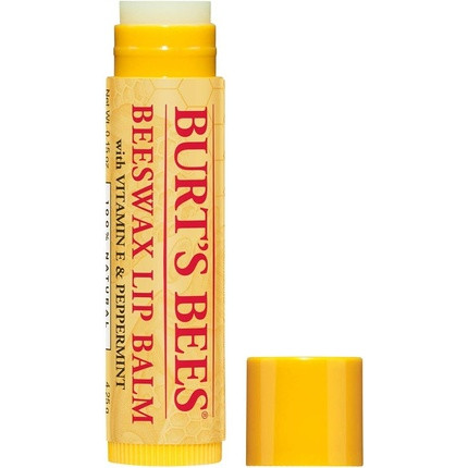 Burt's Bees Beeswax Lip Balm Stick With Vitamin E & Peppermint Oil 4.25g