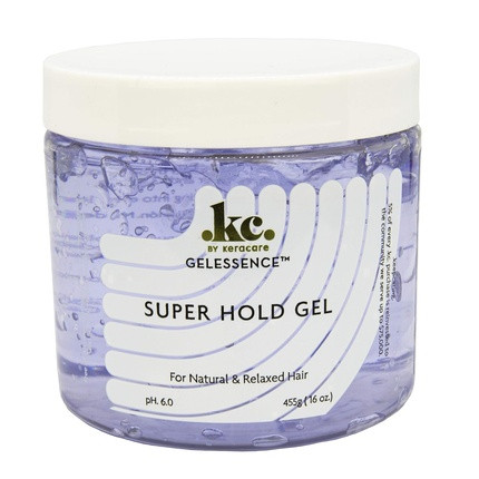 KeraCare GelEssence Super Hold Gel 16 Ounce Maximum Hold Adds Shine Flake Free Vegan Crunch Free Nonstick Formula For Relaxed and Natural Hair