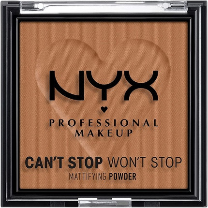 NYX Professional Makeup Can't Stop Won't Stop Mattifying Powder Matte Finish Mocha 08