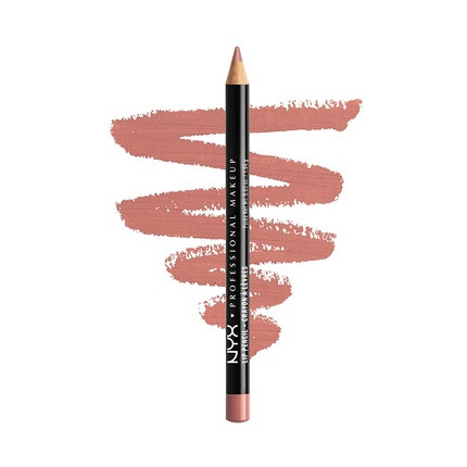 NYX Professional Makeup Slim Lip Pencil Long-Lasting Creamy Lip Liner Nude Pink