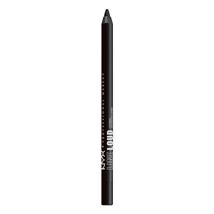 NYX PROFESSIONAL MAKEUP Line Loud Lip Liner with Jojoba Oil and Vitamin E - Evil Genius 18 Black