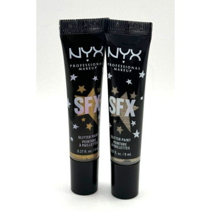 NYX Professional Makeup SFX Glitter Paint Gold & Silver Graveyard