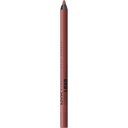 NYX Professional Makeup Line Loud Lip Pencil Waterproof Infused with Jojoba Oil Smooth Comfy Lips Soft Matte Finish Vegan Formula 30 Leave a Legacy