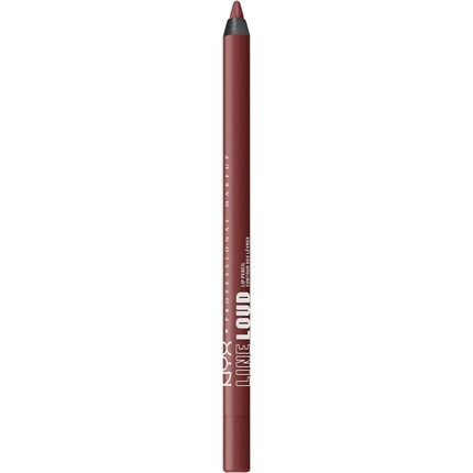 NYX Professional Makeup Line Loud Lip Pencil Waterproof Infused with Jojoba Oil Soft Matte Finish Vegan Formula Sassy 32