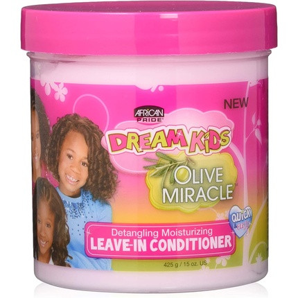 African Pride Dream Kids Olive Miracle Detangling Moisturizing Leave-In Conditioner 425g