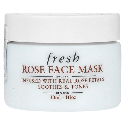 Fresh Rose Hydrating Face Mask Instantly Hydrates Cools Calms 1oz 30ml