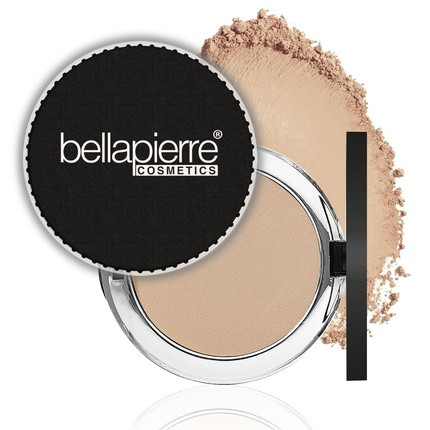 Bellapierre Compact Mineral Foundation SPF 15 Vegan Cruelty Free Full Coverage Hypoallergenic Safe for All Skin Types Oil Talc Free 0.35oz Cinnamon