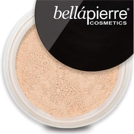 Bellapierre Mineral Foundation Powder Full Coverage SPF 15 Vegan Cruelty-Free Oil Talc Free Hypoallergenic 9 Grams Porcelain MF0.5