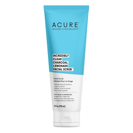 Acure Incredibly Clear Charcoal Lemonade Face Scrub 118ml