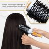 GK HAIR Global Keratin Thermal Extra Round Hair Brush 43mm for Blow Drying with Boar Bristles - Ideal for Detangling, Curling, Straightening and Adding Shine - All Hair Types - Round Brush