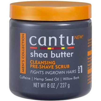 Cantu Shea Butter Men's Collection Cleansing Pre-Shave Scrub 8 Ounce