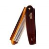 Uppercut Deluxe CT7 Flip Comb for Men Tortoise Shell Pocket Comb for Long and Short Hair Styles