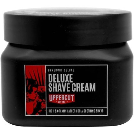 Uppercut Deluxe Shave Cream Helps Prevent Razor Burn and Hydrate the Skin for a Close Comfortable Shave Ideal for Dry or Sensitive Skin 120ml