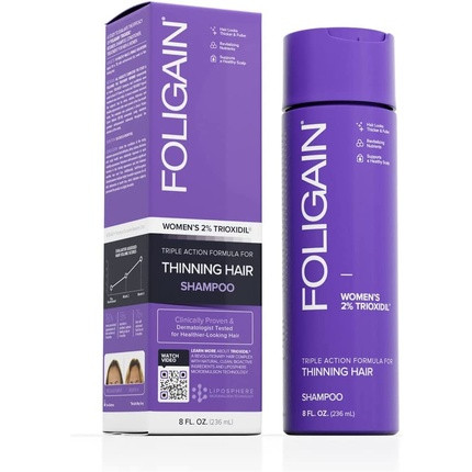 Foligain Hair Regrowth Shampoo for Women with 2% Trioxidil - Anti Hair Loss