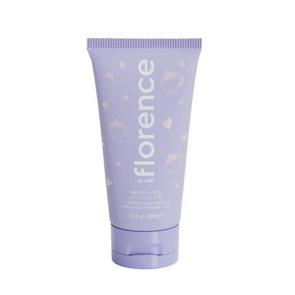 Florence by Mills Feed Your Soul Love U A Latte Coffee Glow Face Mask Hydrating Mask Coffee-infused Face Scrub Hydrate Retain Moisture Vegan Cruelty-Free