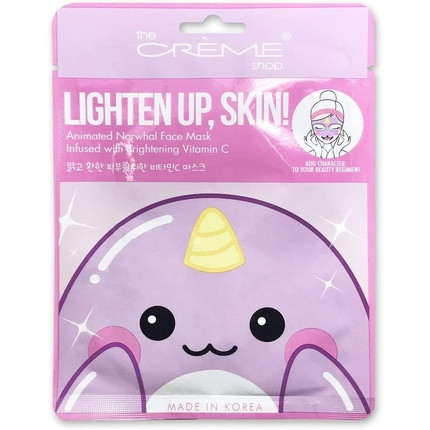 The Crème Shop Lighten Up, Skin! Narwhal Face Mask - Anti-Spot