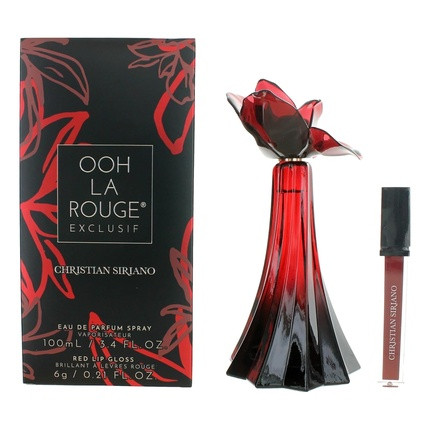 Christian Siriano Ooh La Rouge Exclusif 3.4oz EDP Spray for Women with Lip Gloss