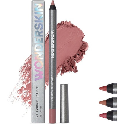 Wonderskin Lip Liner Pencil 360 Contour Lipliner Waterproof and Transfer-Proof Nude Lip Liner Blush