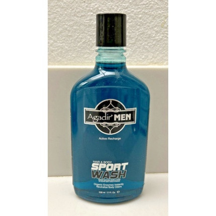 Agadir Men's Hair & Body Sport Wash 17 Fl Oz