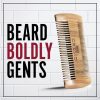 Cremo Premium Beard Comb for Men 100% Natural Wood with Woody Fragrance