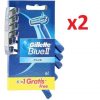 Gillette BlueII Plus Men's Disposable Razors 5+1